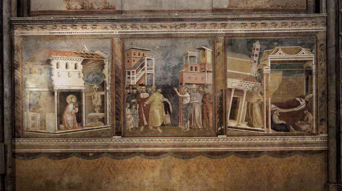 GIOTTO di Bondone Legend of St Francis: Scenes Nos oil painting picture
